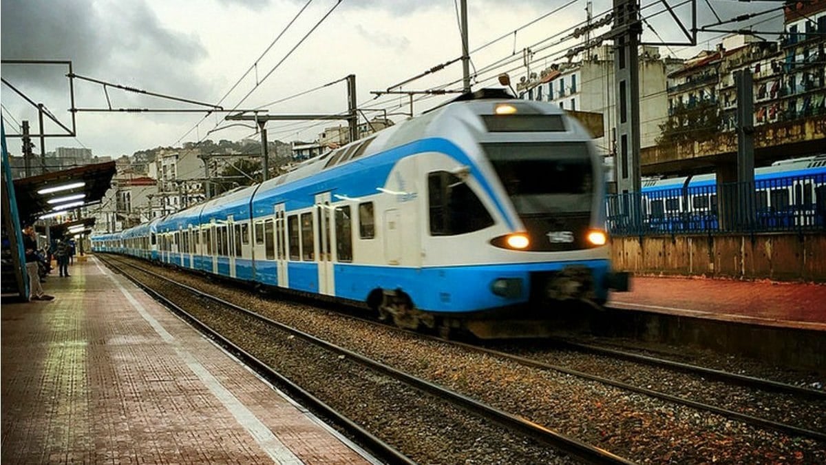 Night trains in the suburbs of the capital during Ramadan