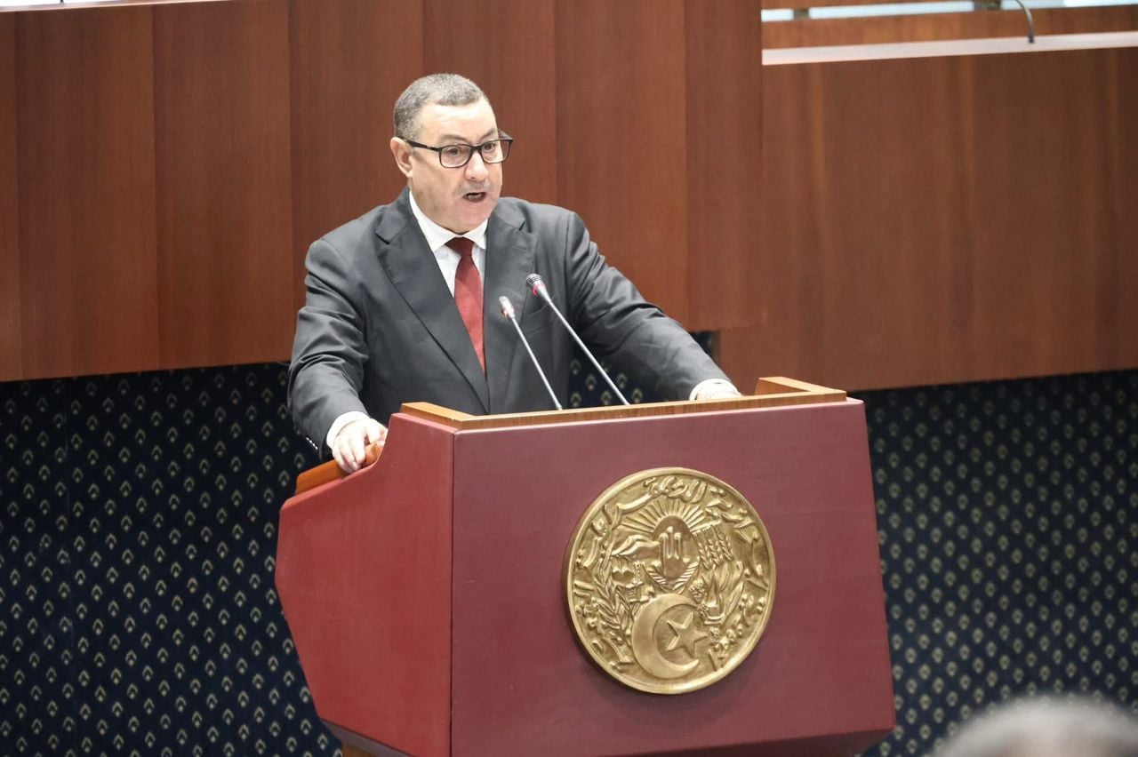 Sayoud presents the organic law project related to political parties