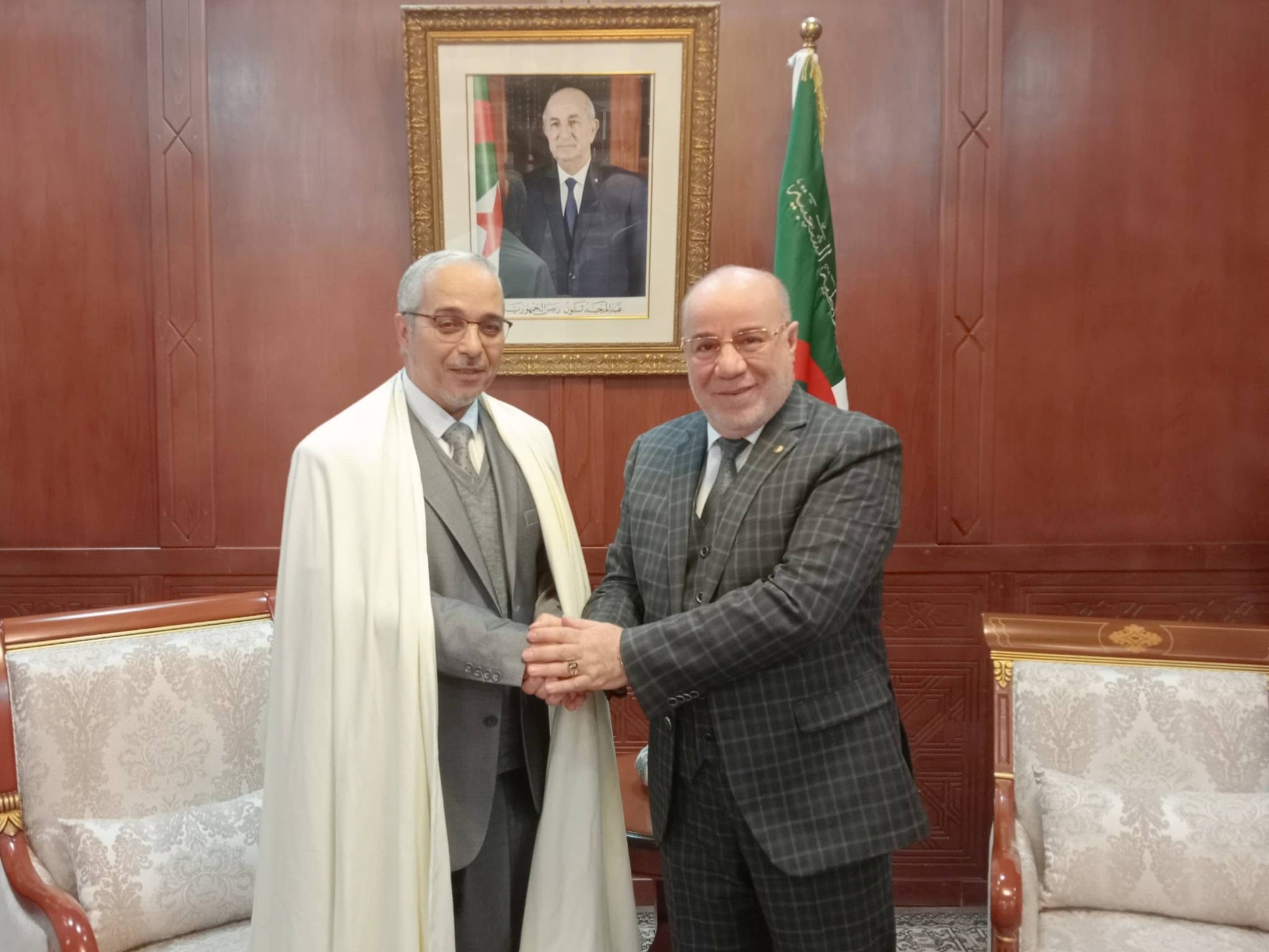 Belmehdi Receives President of the High Islamic Council