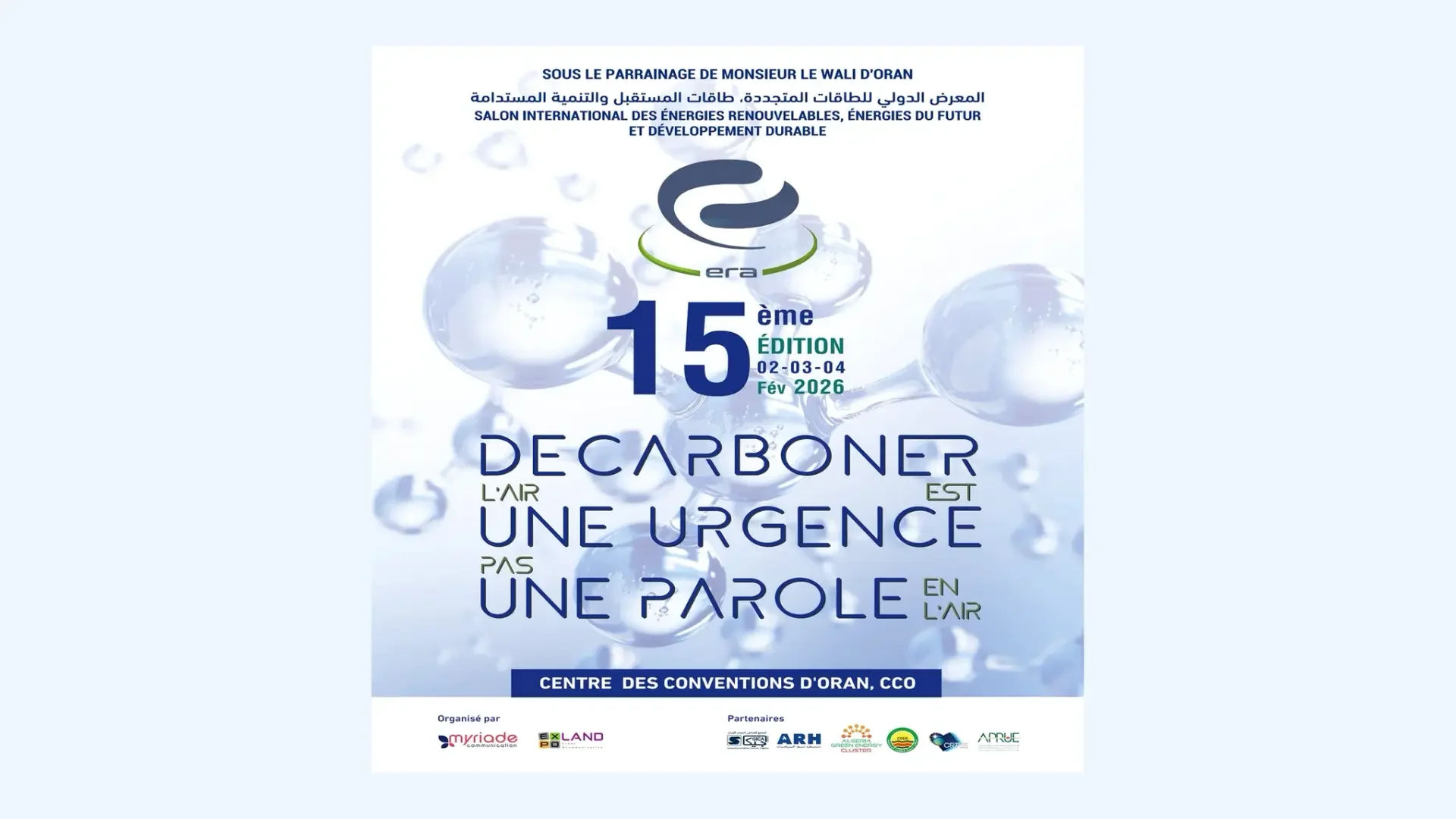 Oran to Host International Renewable Energy Exhibition