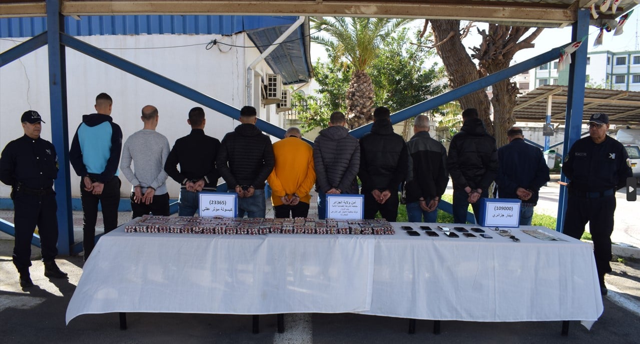Algiers: 10 Arrested and 23,000 Psychotropic Pills Seized