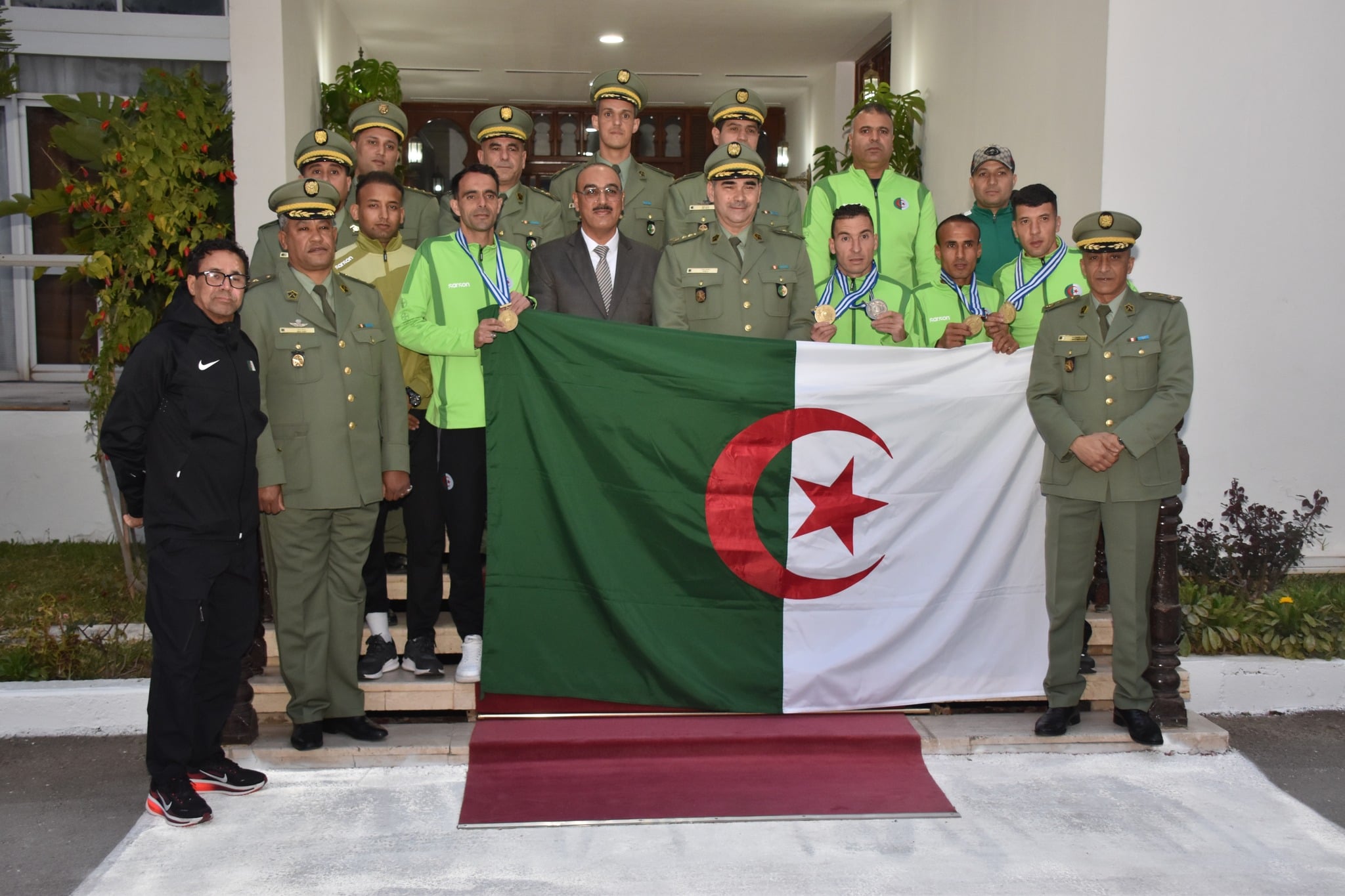 National Military Cross-Country Team Returns Home