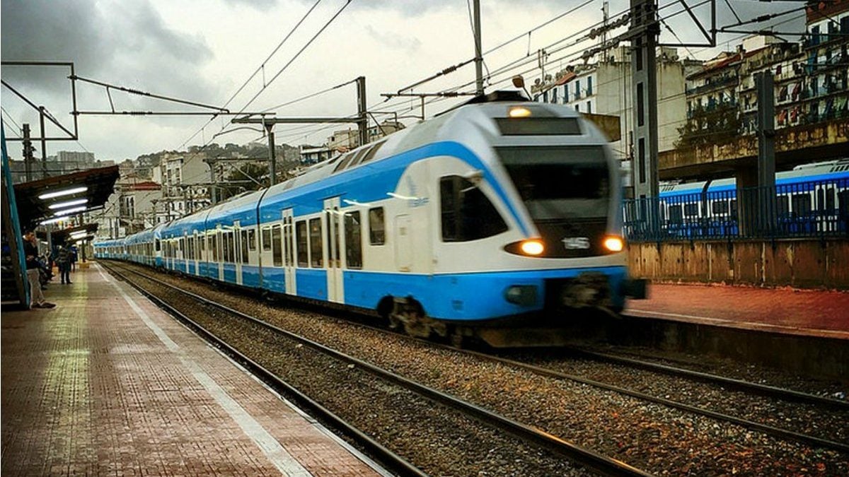 Night train trips across Algiers suburban lines