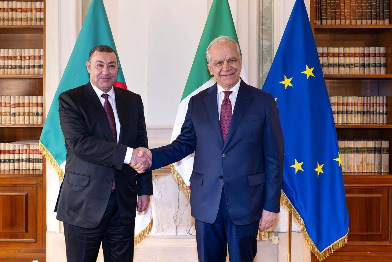 Sayoud on a working visit to Italy