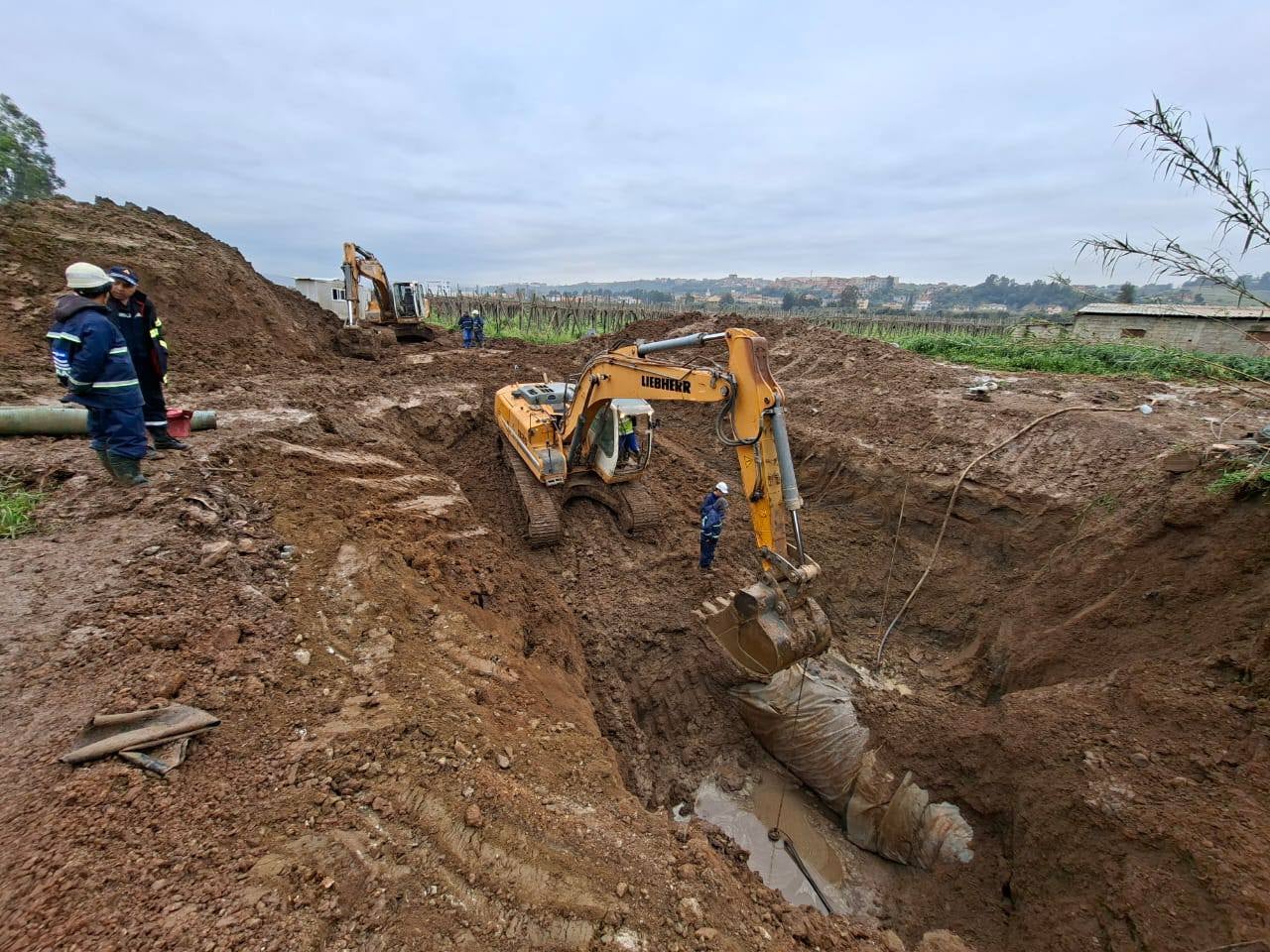 “SEAAL” Continues Efforts to Repair Leak in Boudouaou Municipality