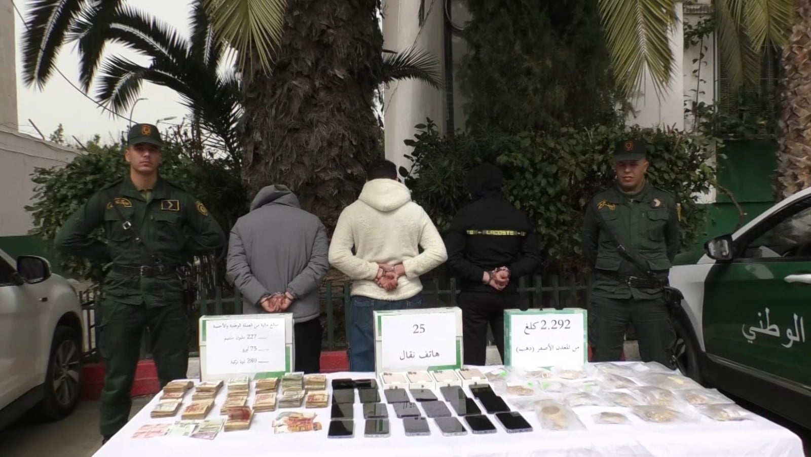 Algiers: Dismantling of a network importing spare parts and gold illegally