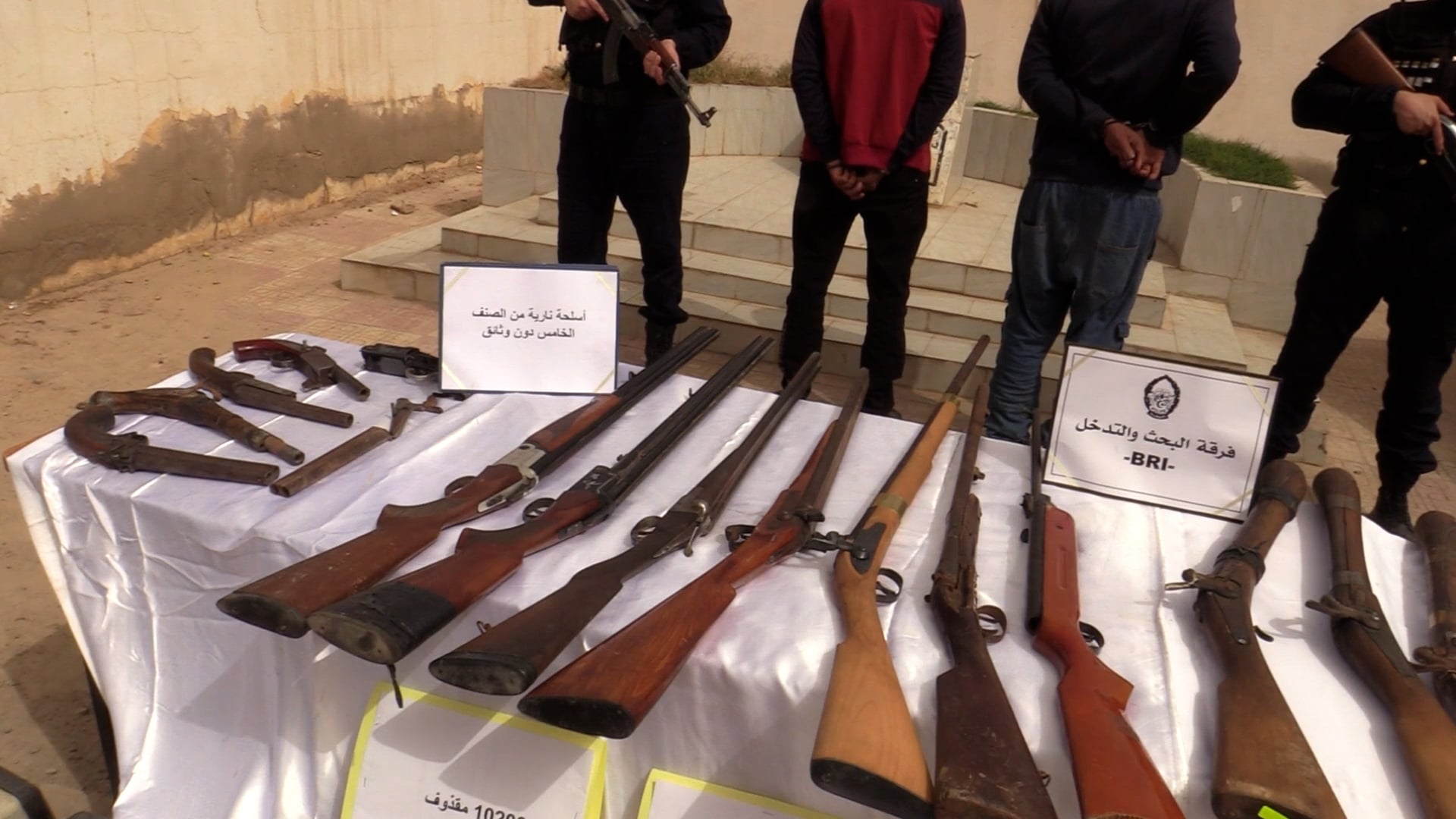 Dismantling of a Secret Weapons Manufacturing Workshop in El Oued