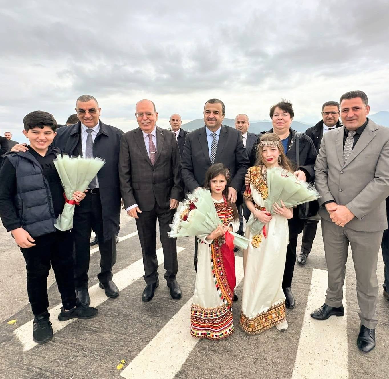 A high-level ministerial delegation arrives in Bejaia