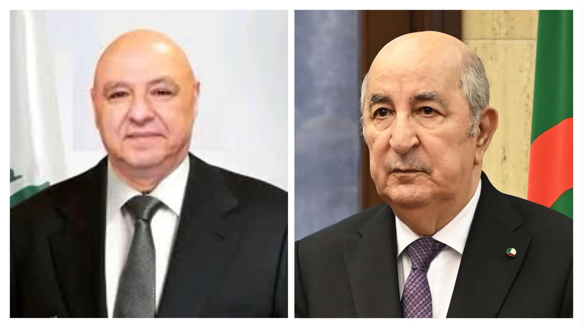 President Tebboune Affirms Algeria’s Solidarity with Lebanon