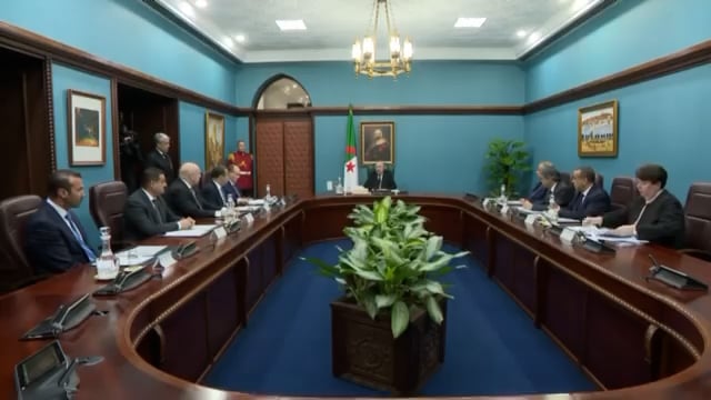 President Tebboune Chairs Working Meeting on Mining and Iron Sector