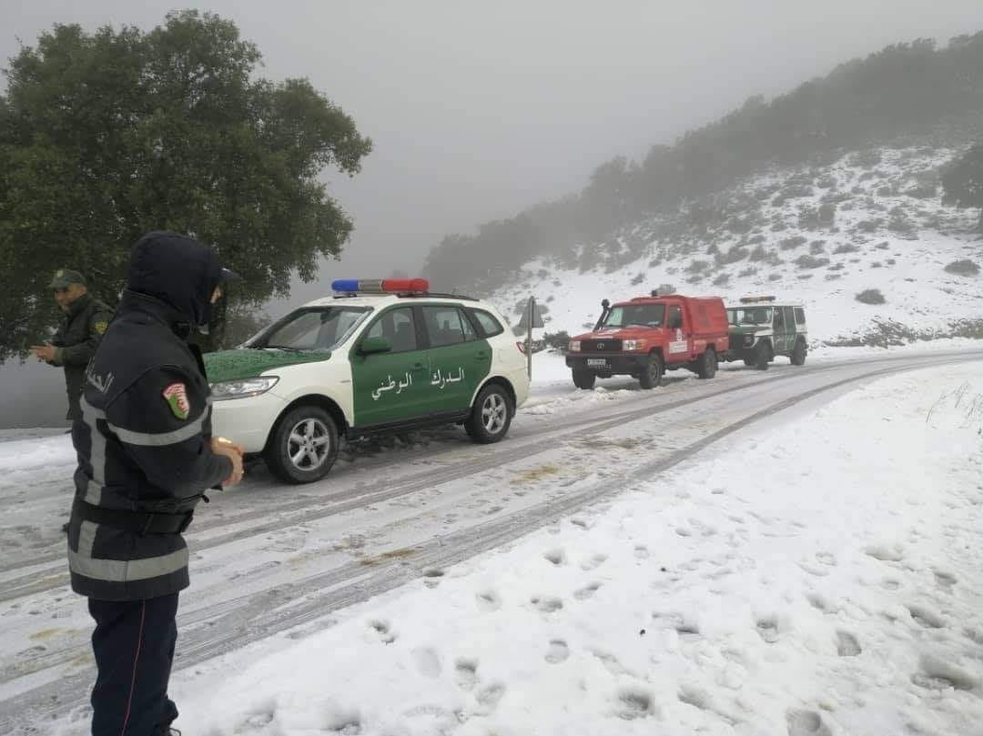 Roads closed due to snowfall