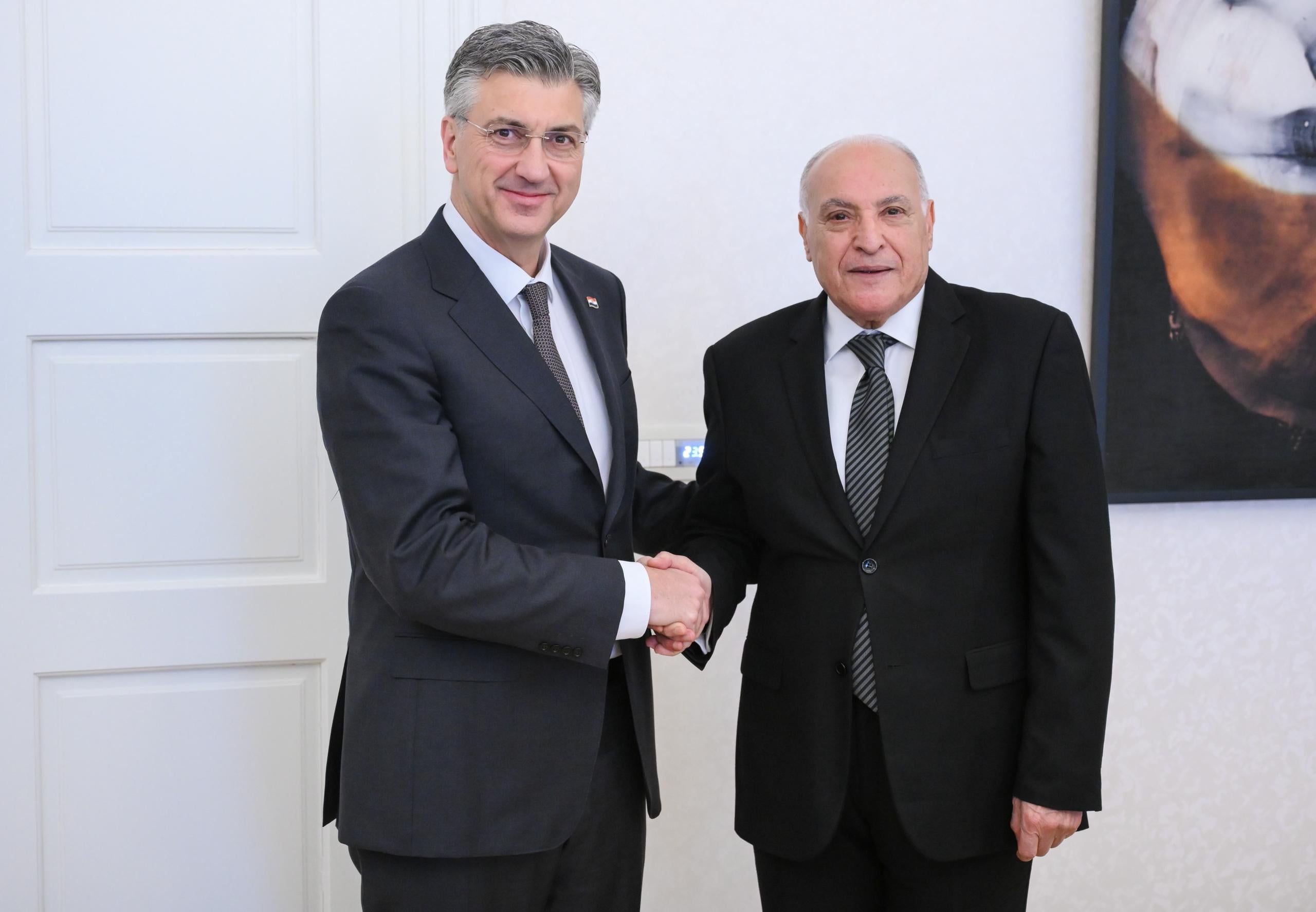 Attaf Received by Croatian Prime Minister