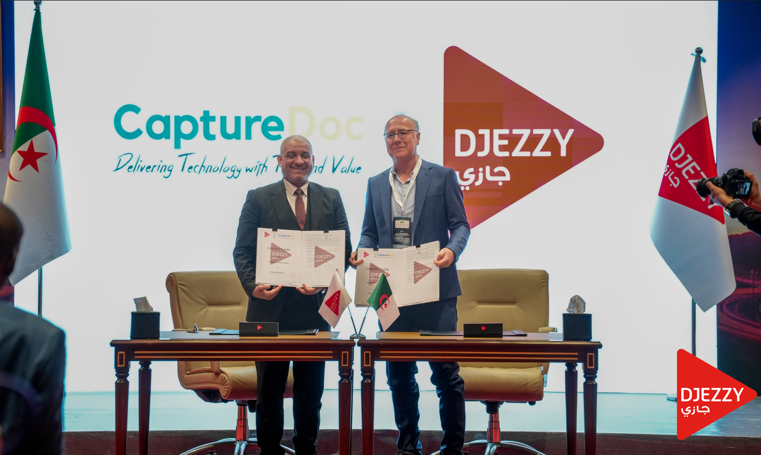 Djezzy and Capture Doc Sign a Strategic Partnership