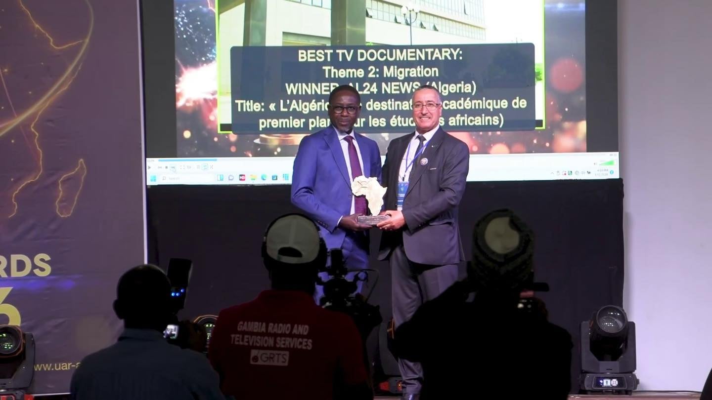 Algeria’s AL24NEWS Wins Best TV Reportage Award at African Broadcasting Union General Assembly