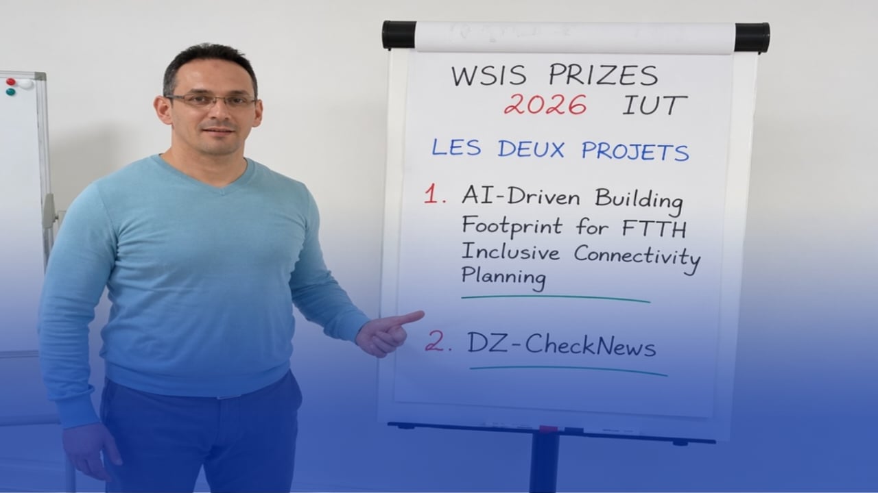 Two Algerian AI Projects Compete for Global Recognition at WSIS Prizes 2026 — Your Vote Counts
