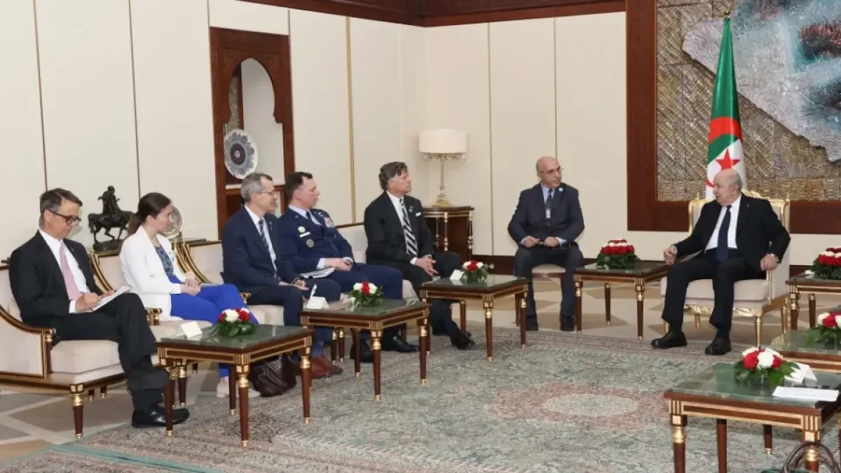 President Tebboune Receives Senior U.S. Officials Including Deputy Secretary of State Landau and AFRICOM Commander