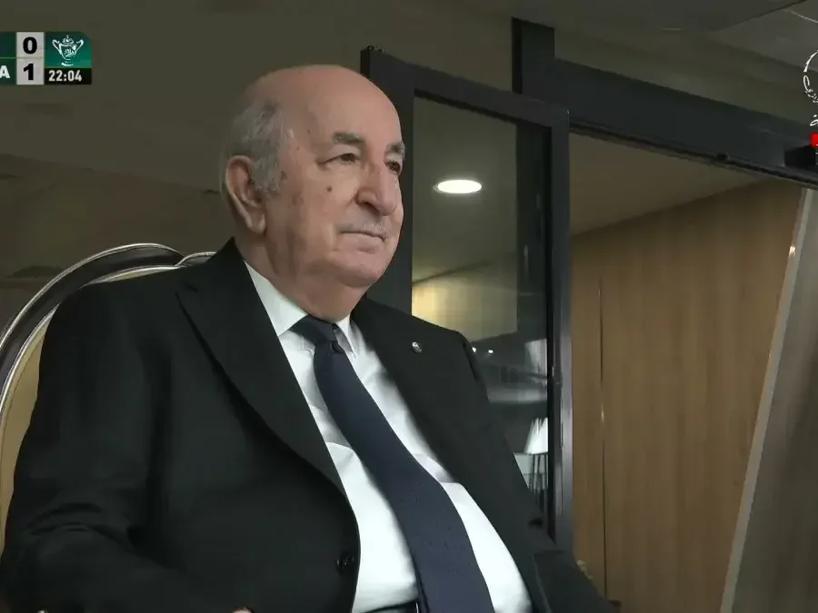 President Tebboune Attends Algeria Cup Final at Nelson Mandela Stadium