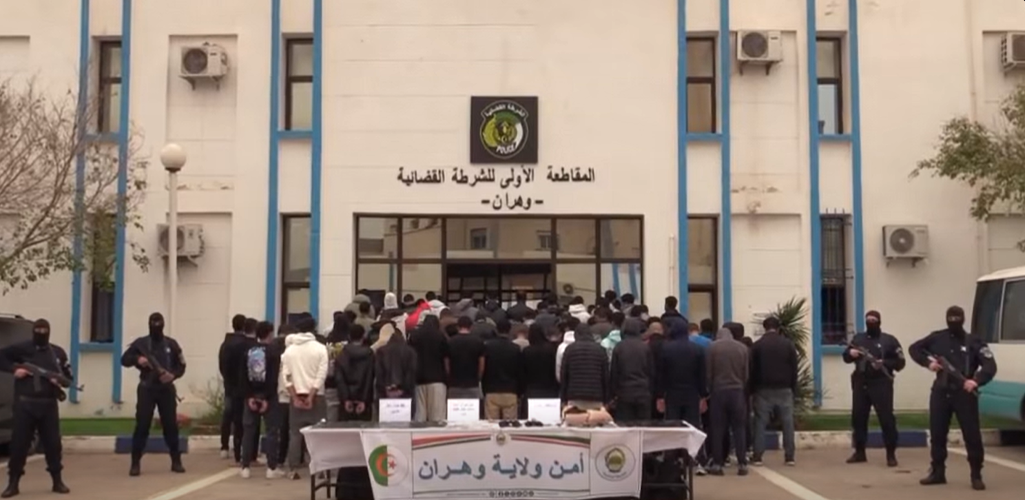 Algerian Police Dismantle International Criminal Network, Arrest 67 Moroccan Nationals in Oran