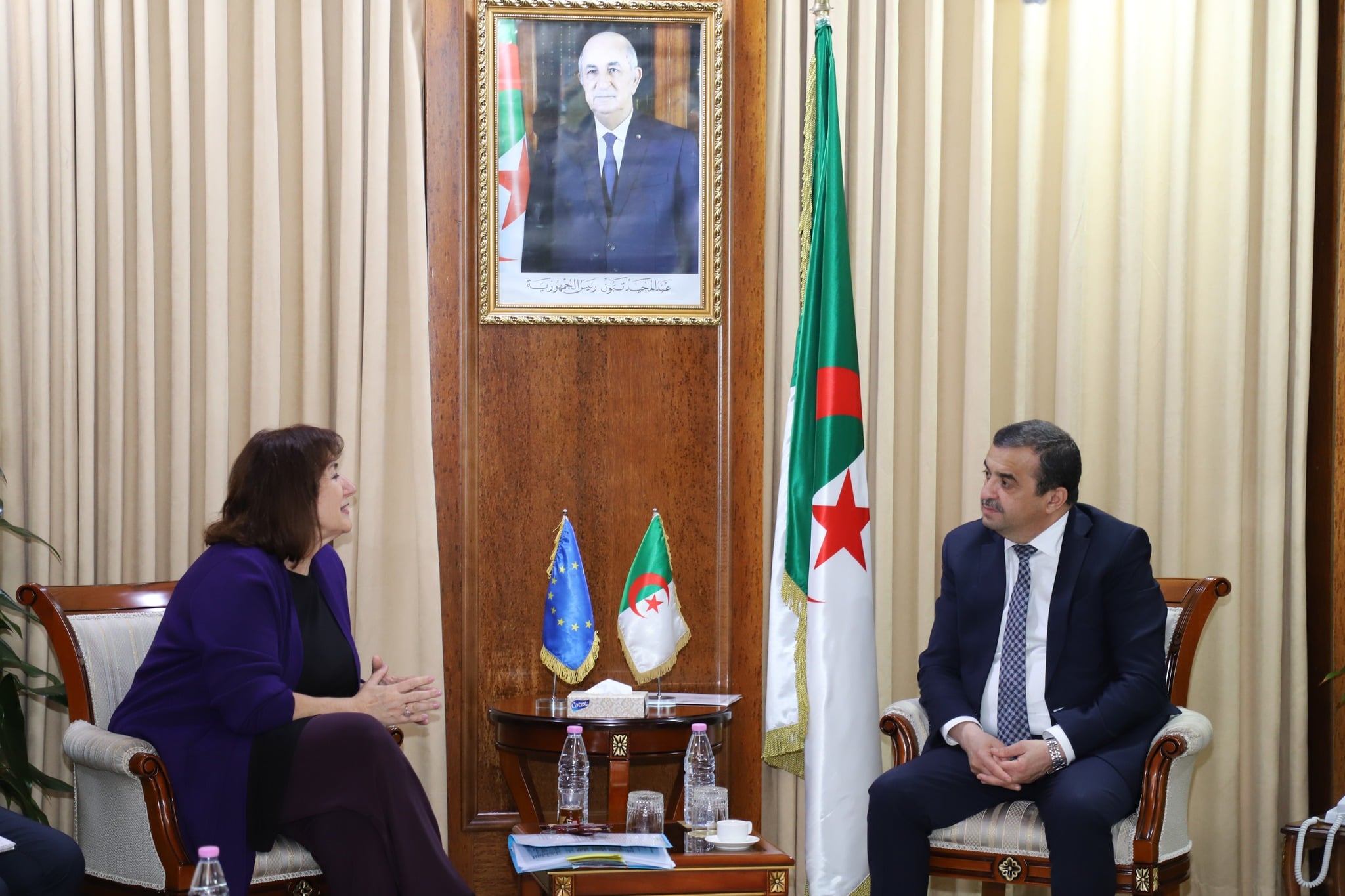 Algeria-EU Energy Partnership: Minister Arkab Holds Strategic Talks with European Mediterranean Commissioner