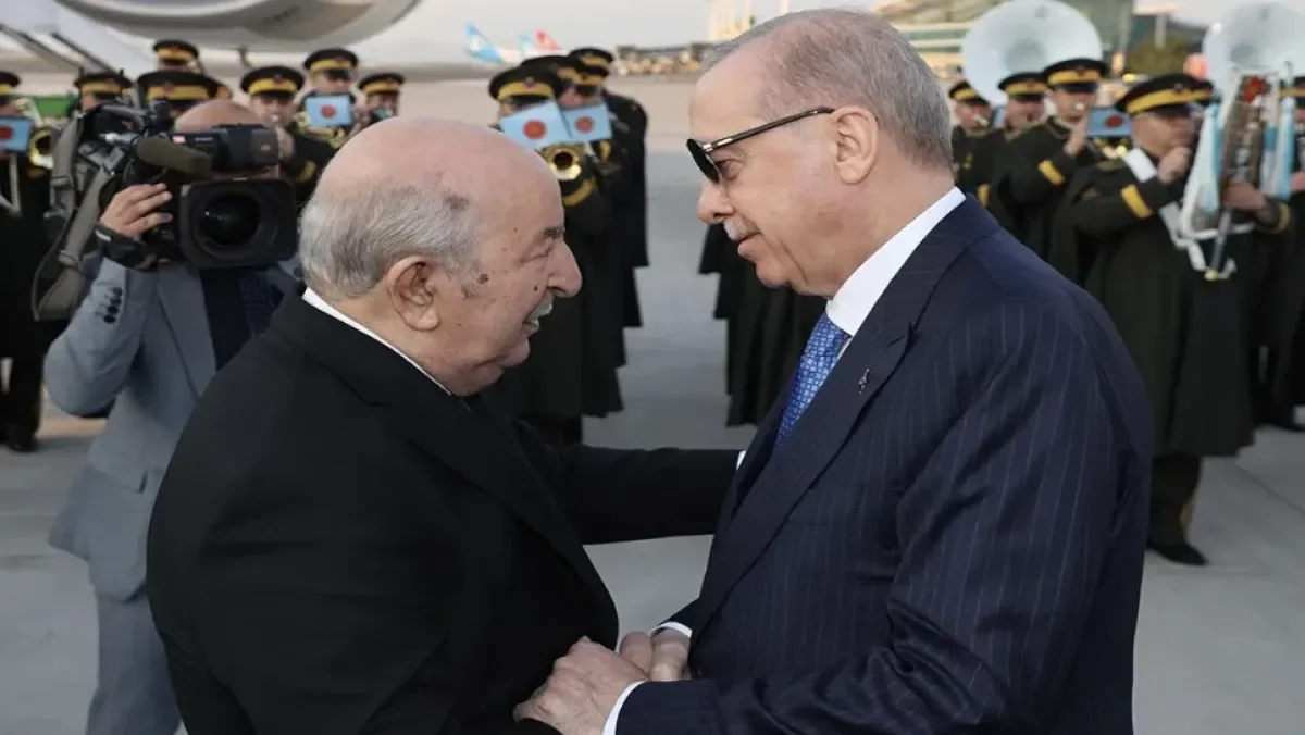 President Tebboune Arrives in Ankara for Official Visit to Turkey