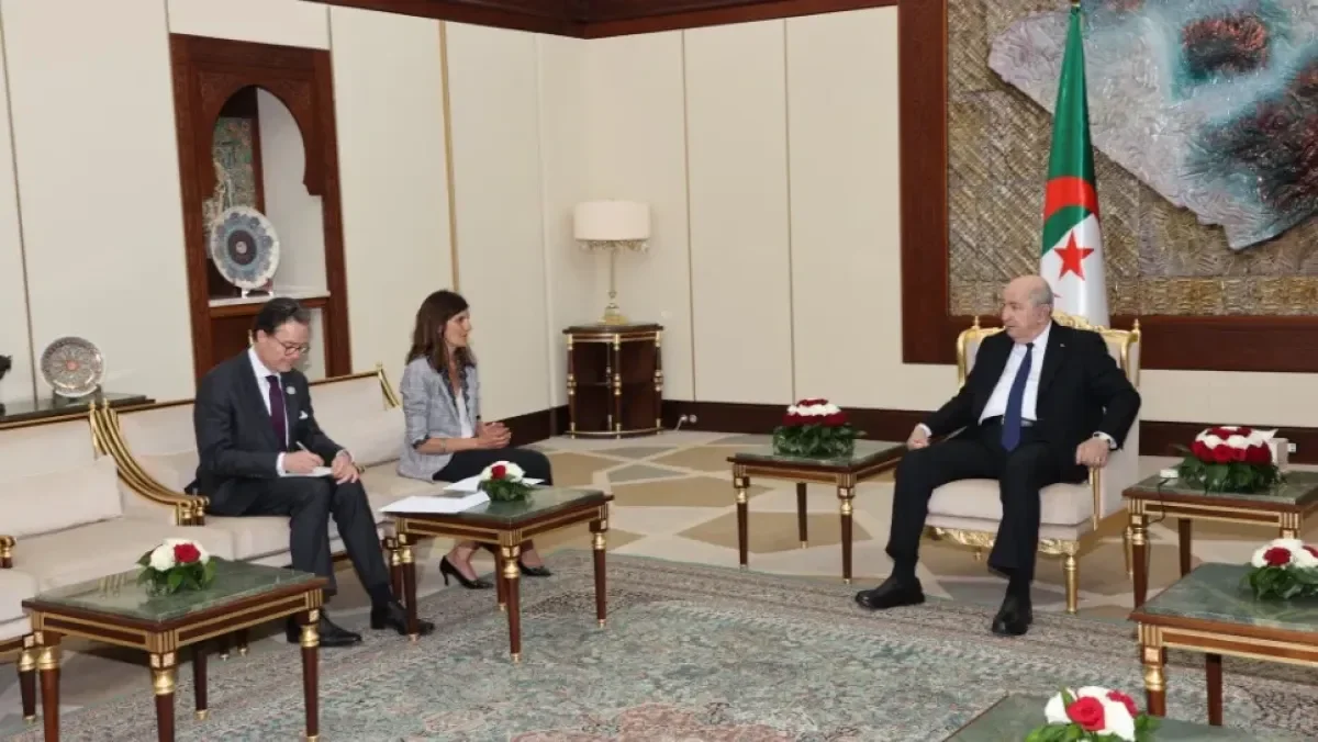 Algeria’s President Tebboune Receives French Veterans Minister in High-Level Diplomatic Meeting