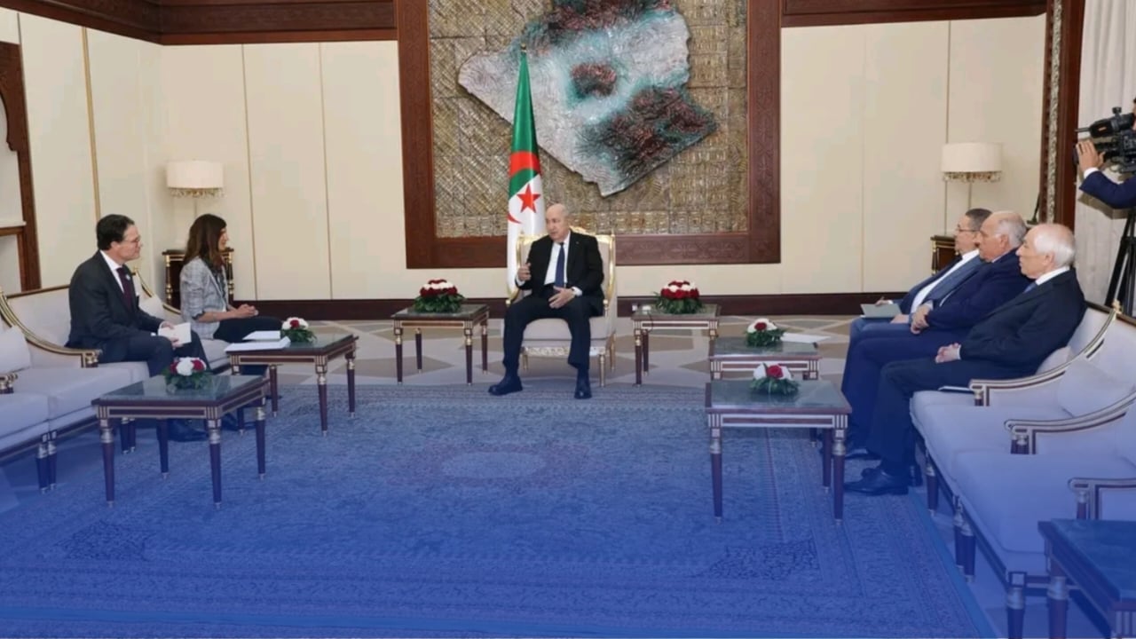 President Tebboune Receives French Armed Forces Delegate Minister and French Ambassador