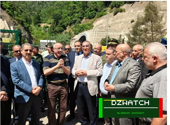 Algerian Public Works Minister Inspects Repairs on Critical Chiffa-Hammadania Tunnel Section