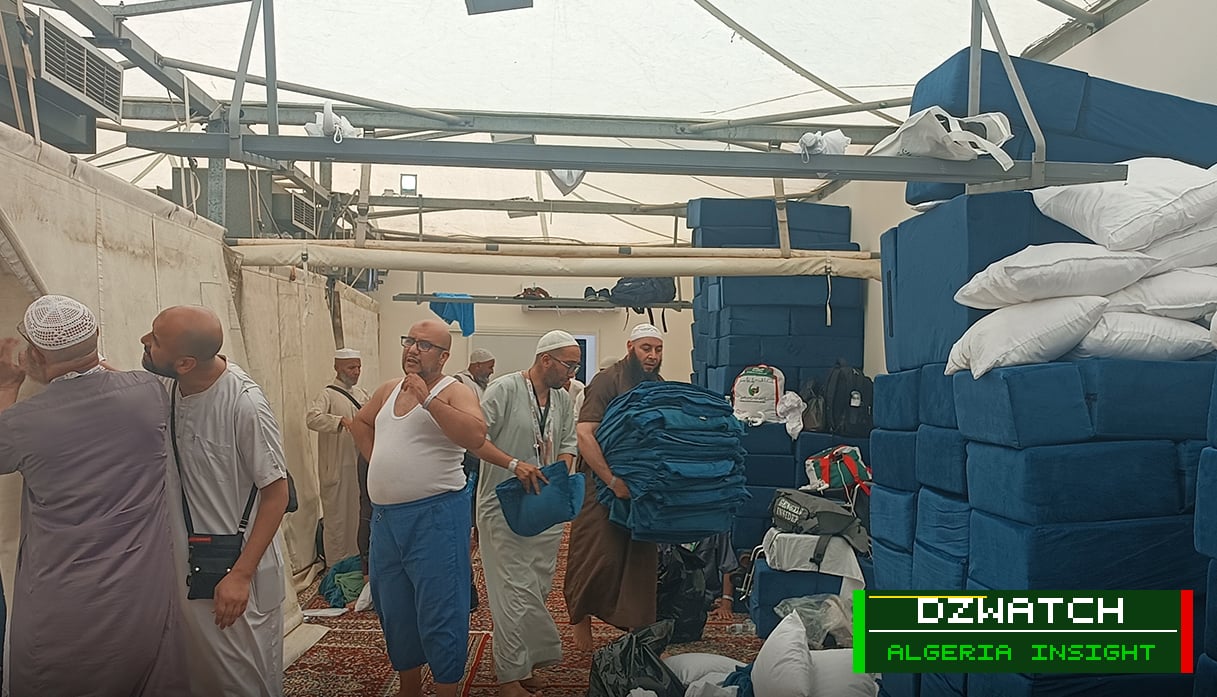 Algerian Pilgrims Exemplify Responsibility with Post-Hajj Camp Cleanup in Mina