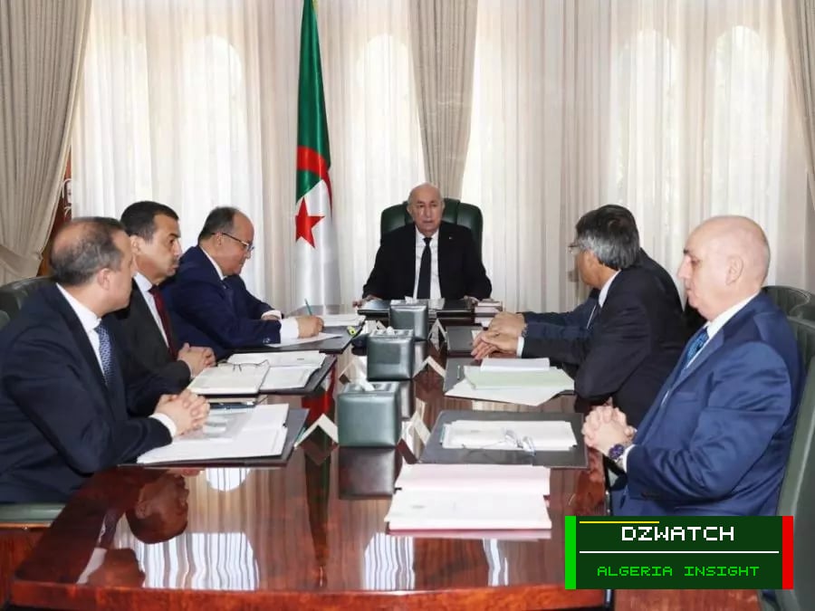 President Tebboune Chairs Key Meeting on Strategic Hydrocarbon and Phosphate Projects