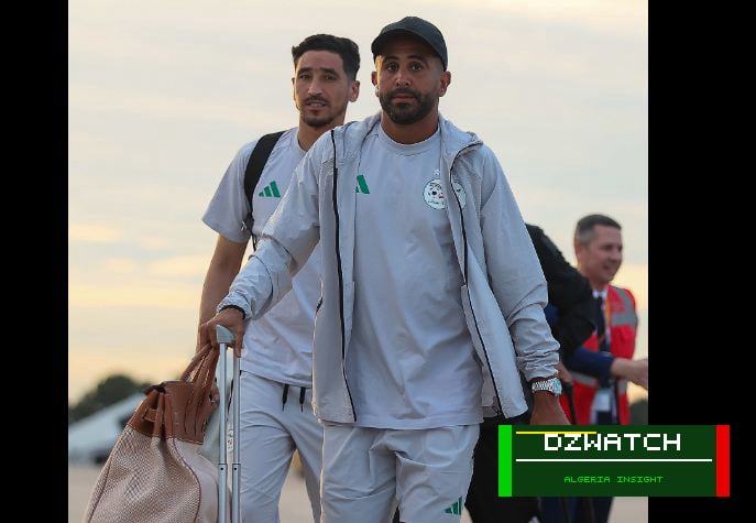 Algeria National Football Team Arrives in Netherlands for Friendly Clash