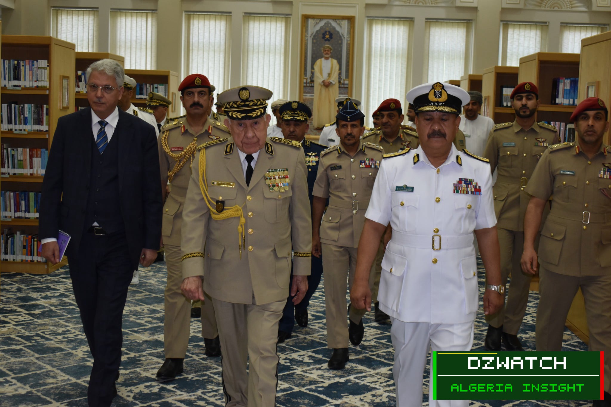 Algerian Army Chief Continues High-Level Visit to Oman