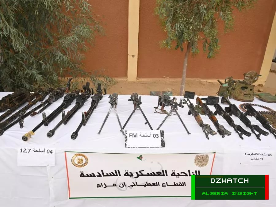 Algerian Army Seizes Major Arms Cache in In Guezzam Operation