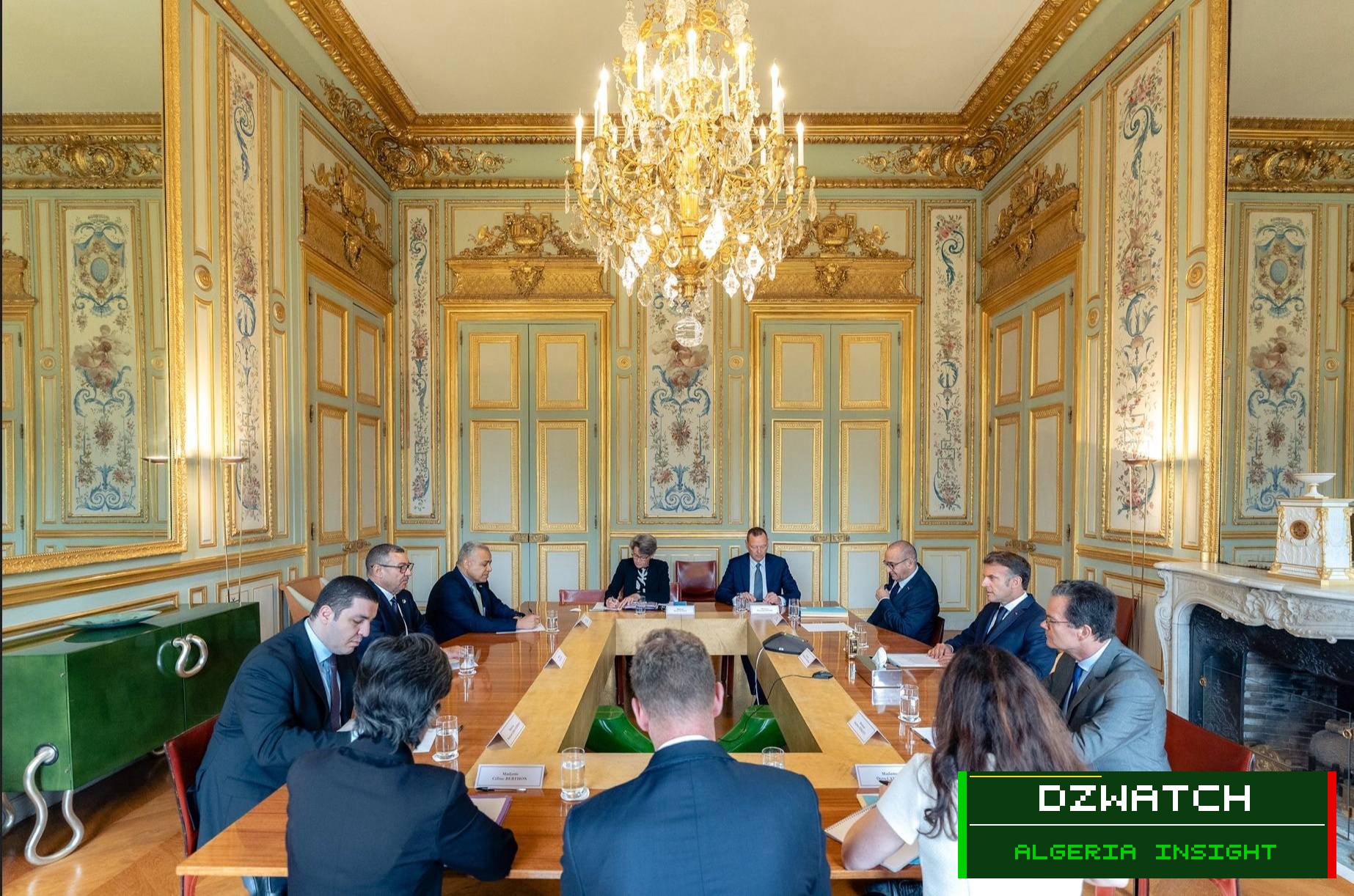 Algerian Minister Saayoud Concludes France Visit with Élysée Meeting with President Macron