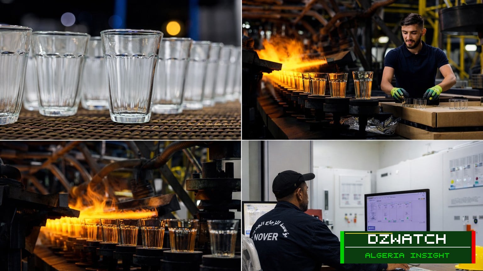 Algeria Revitalizes Pressed Glass Manufacturing in Chlef with 1 Billion Dinar Investment