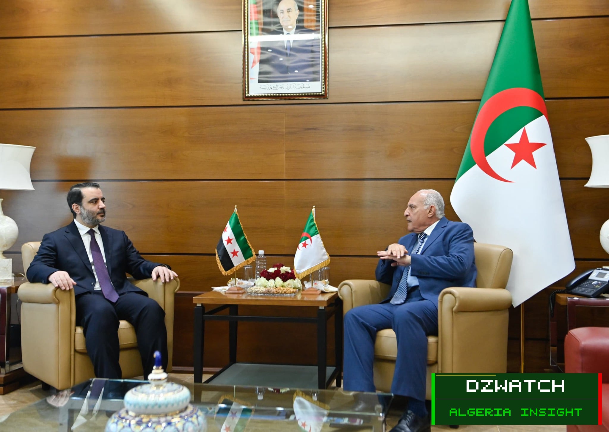 Algeria and Syria Deepen Bilateral Ties During Ministerial Meeting in Algiers