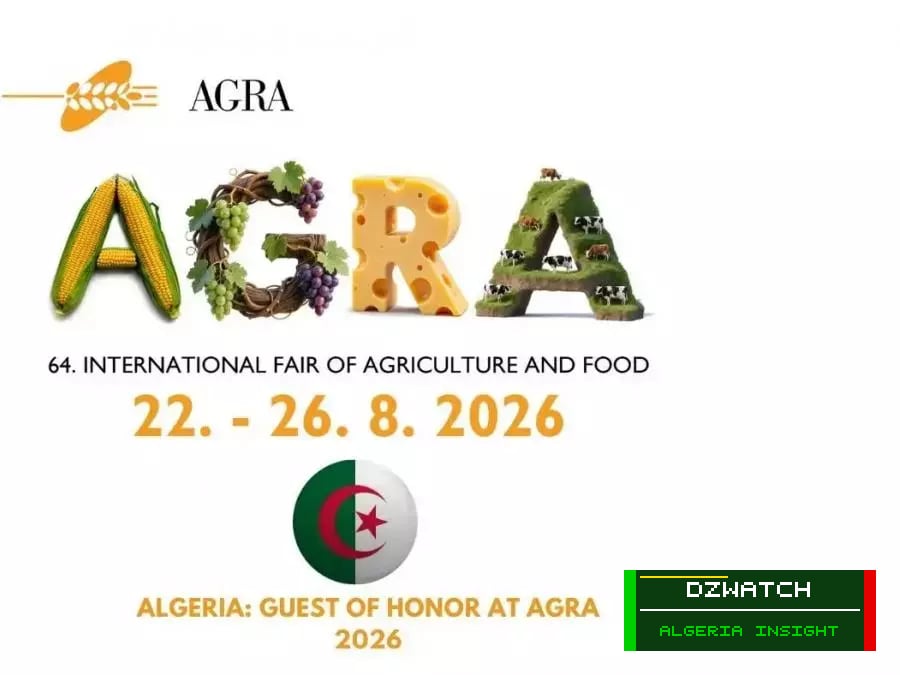 Algeria to be Honored Guest at AGRA 2026 International Exhibition in Slovenia
