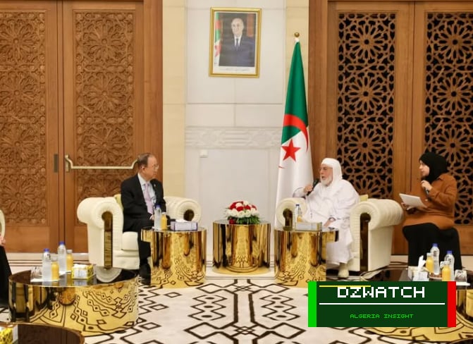 Former UN Chief Ban Ki-moon Visits Great Mosque of Algiers, Discusses Global Cooperation