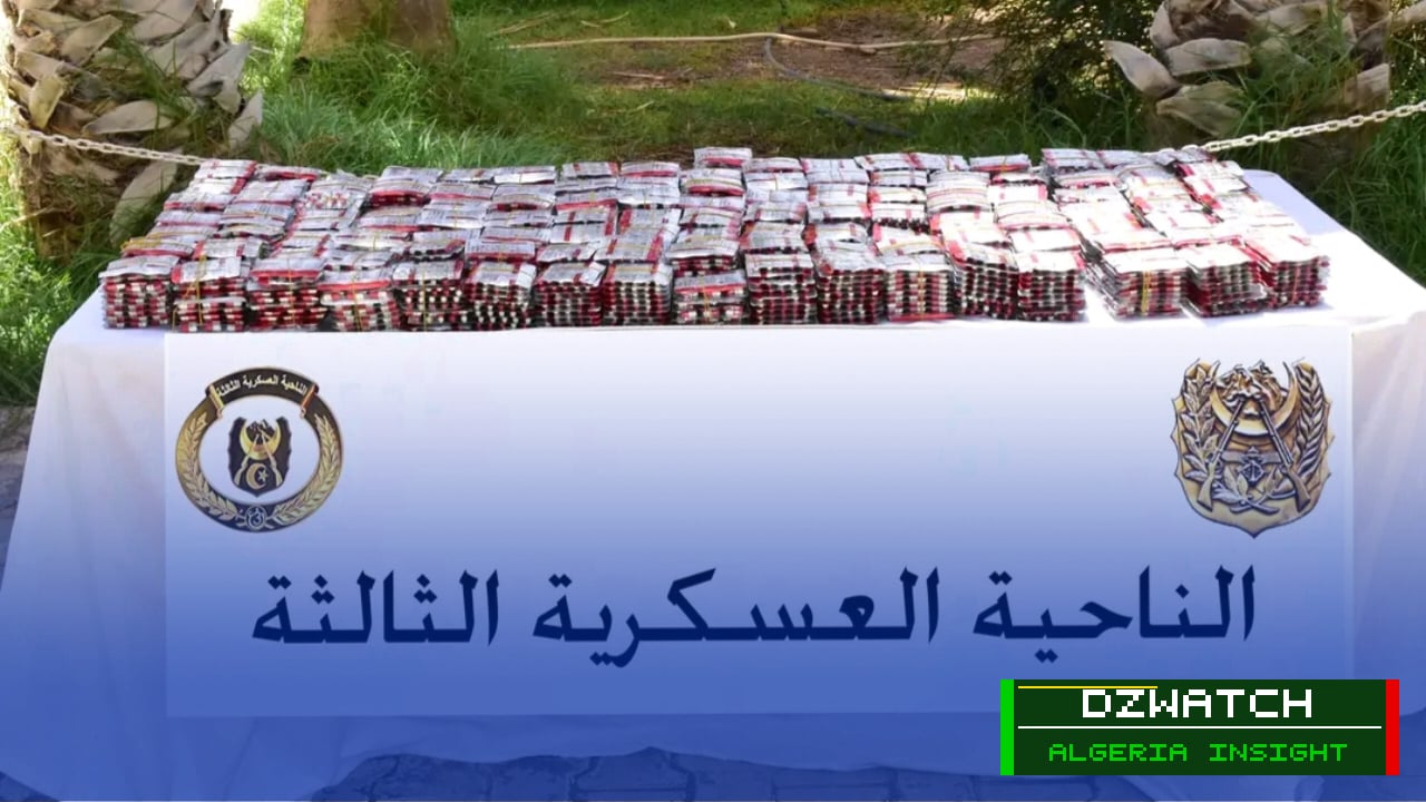 Algerian Army Seizes Over 500kg of Hashish at Morocco Border