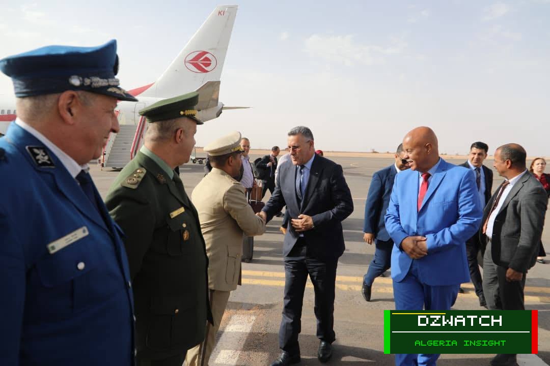Algerian Minister of Water Resources Embarks on Working Visit to Tindouf