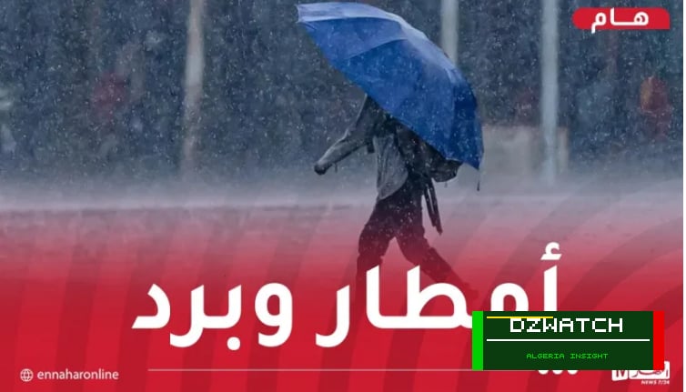 Algeria Forecasts Heavy Rain and Hail Across 17 Provinces