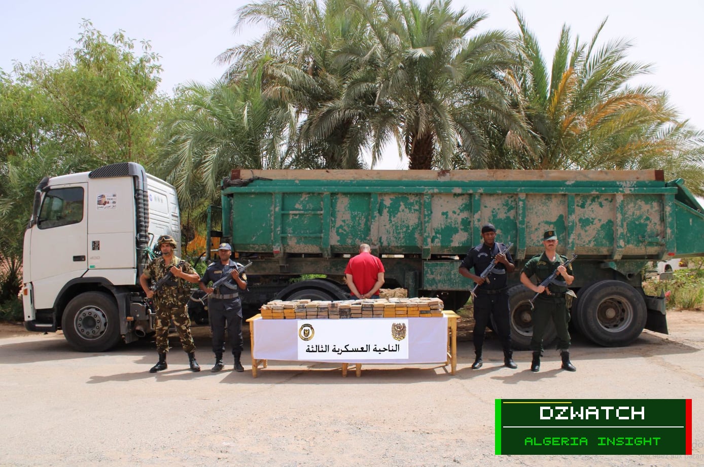 Algerian Forces Seize Over 270kg of Cocaine, Arrest Trafficker in Adrar