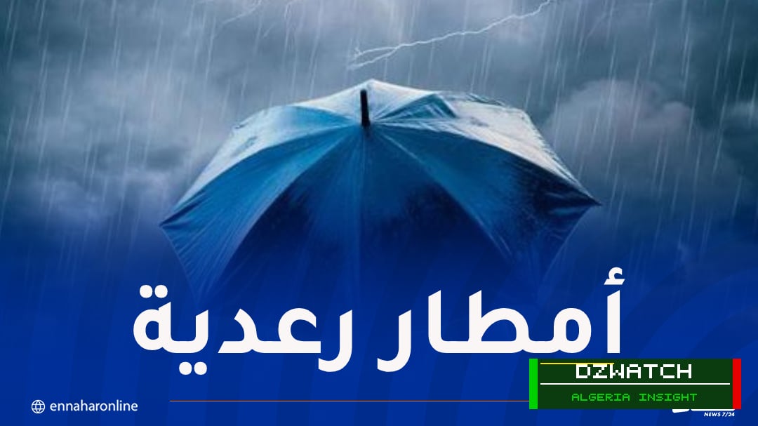 Thunderstorms Forecast for Several Algerian Provinces