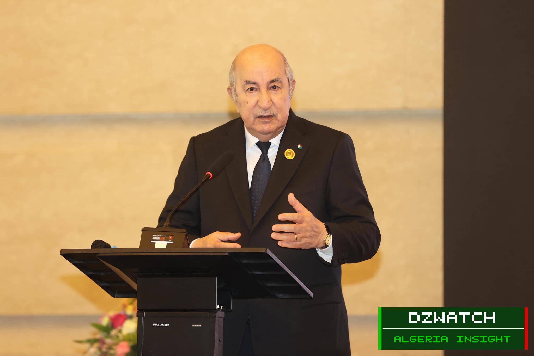 President Tebboune Renews Algeria’s Commitment to Boosting African Health Security