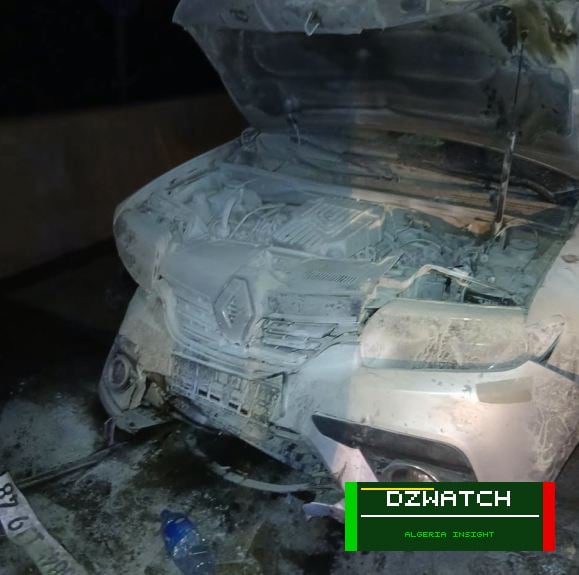 Six Injured in Two-Vehicle Collision in Mostaganem