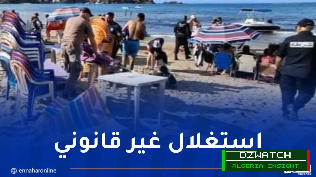 Oran Authorities Secure Public Beaches: Two Arrested for Illegal Exploitation at Ras Falcon