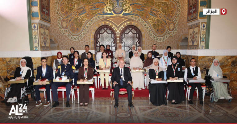 President Tebboune Honors Algeria’s Top Baccalaureate and Middle School Graduates