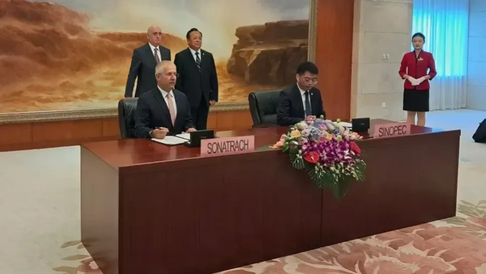 Sonatrach, Sinopec Expand Energy Cooperation Scope in Beijing
