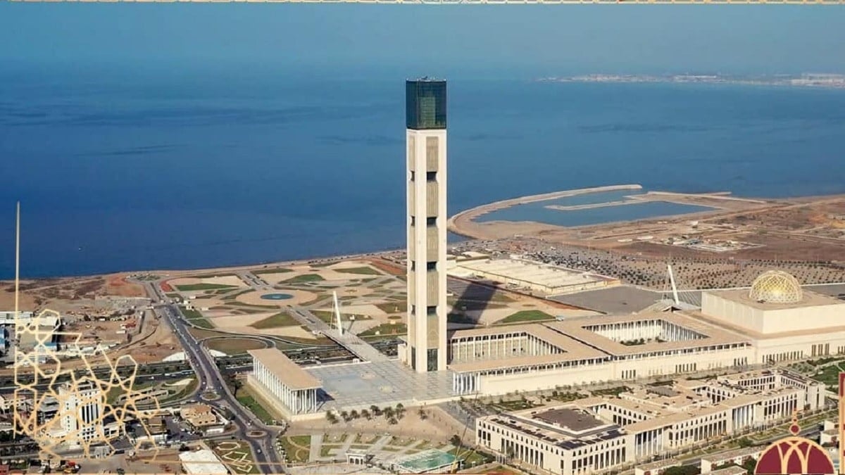 Stunning Aerial Video Showcases Grand Mosque of Algiers' Architectural Splendor