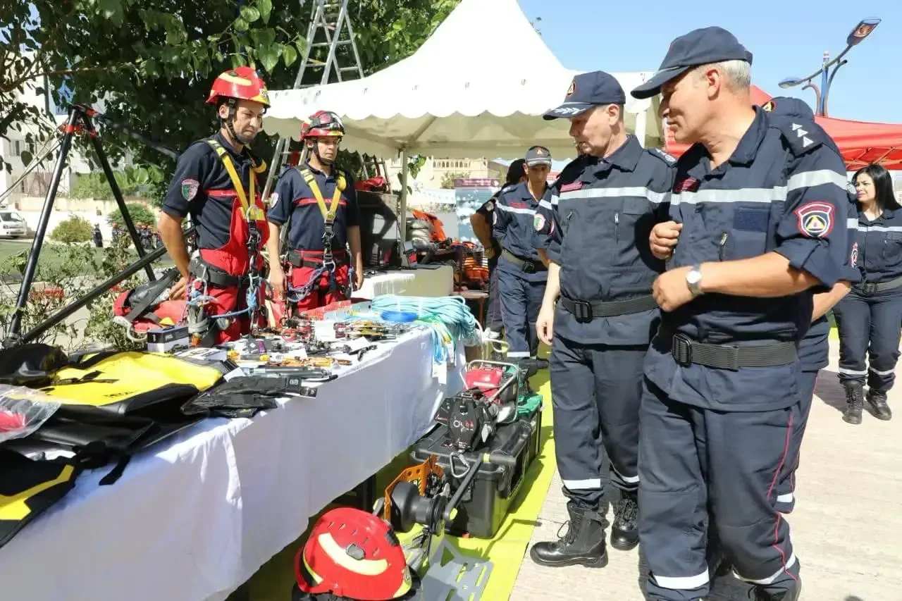 Boualem Bouguelaf Inspects Eastern Algeria Civil Protection Units