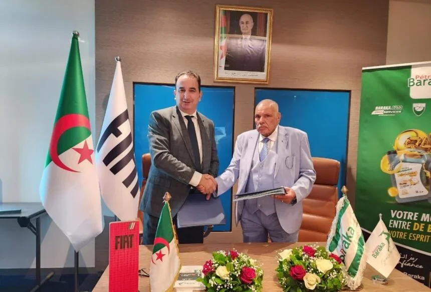 FIAT El Djazaïr Partners Petro Baraka for Local Lubricants